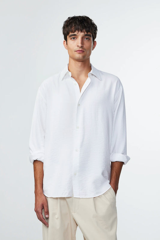 NN07 FREDDY LIGHTWEIGHT SHIRT - WHITE