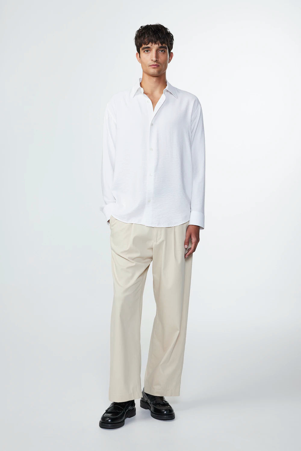 NN07 FREDDY LIGHTWEIGHT SHIRT - WHITE