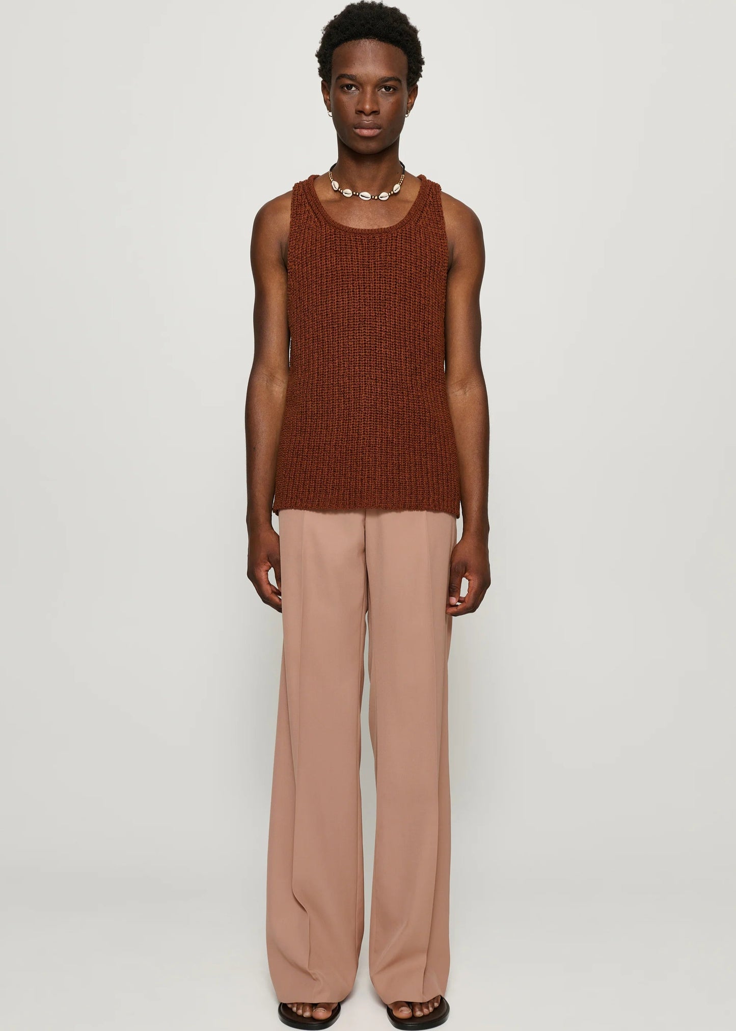 CMMN SWDN OTTO TAILORED TROUSERS - DUSTY PINK