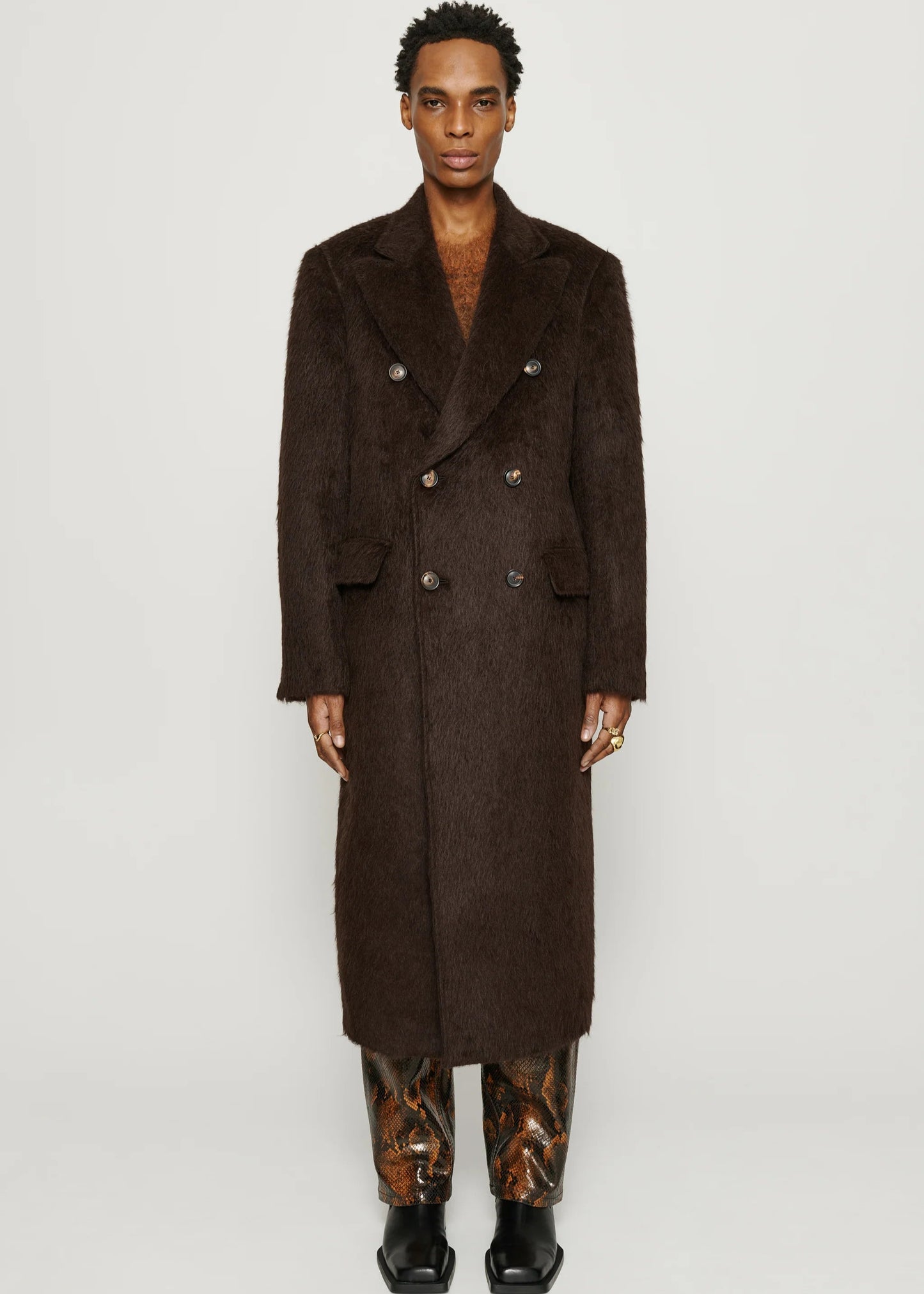 CMMN SWDN ATLAS COAT - BROWN