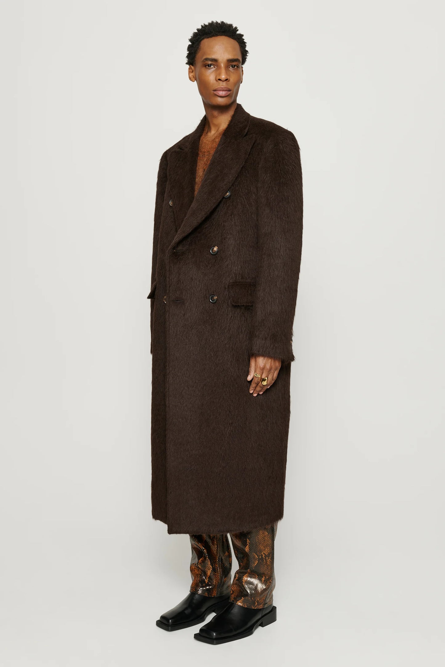 CMMN SWDN ATLAS COAT - BROWN