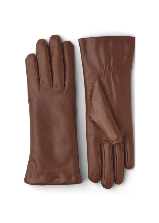 HESTRA ELISABETH CLASSIC GLOVES - TABAC