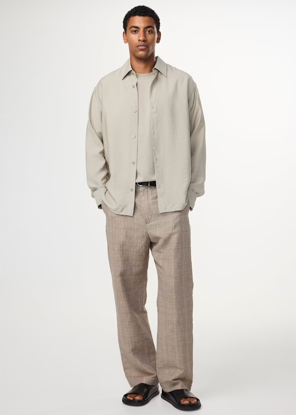 NN07 FREDDY MODAL BLEND SHIRT - FOG