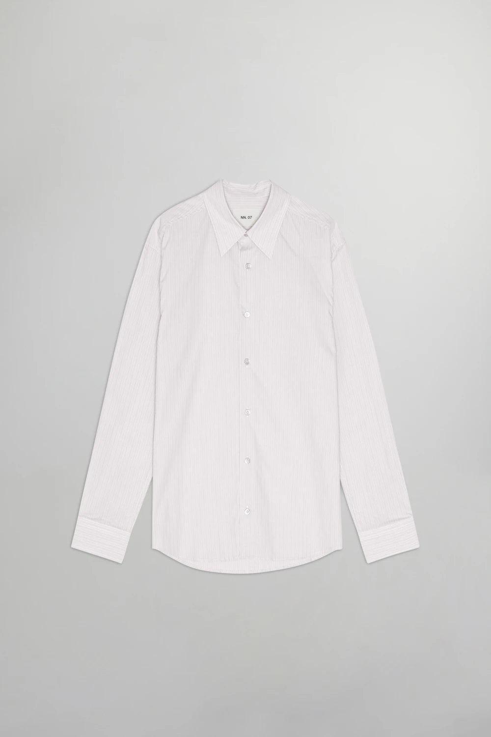 NN07 QUINSY COTTON SHIRT - ECRU STRIPE