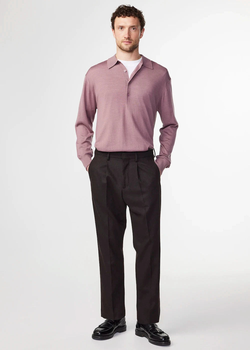 NN07 RAYMOND LIGHTWEIGHT POLO - GRAPE SHAKE