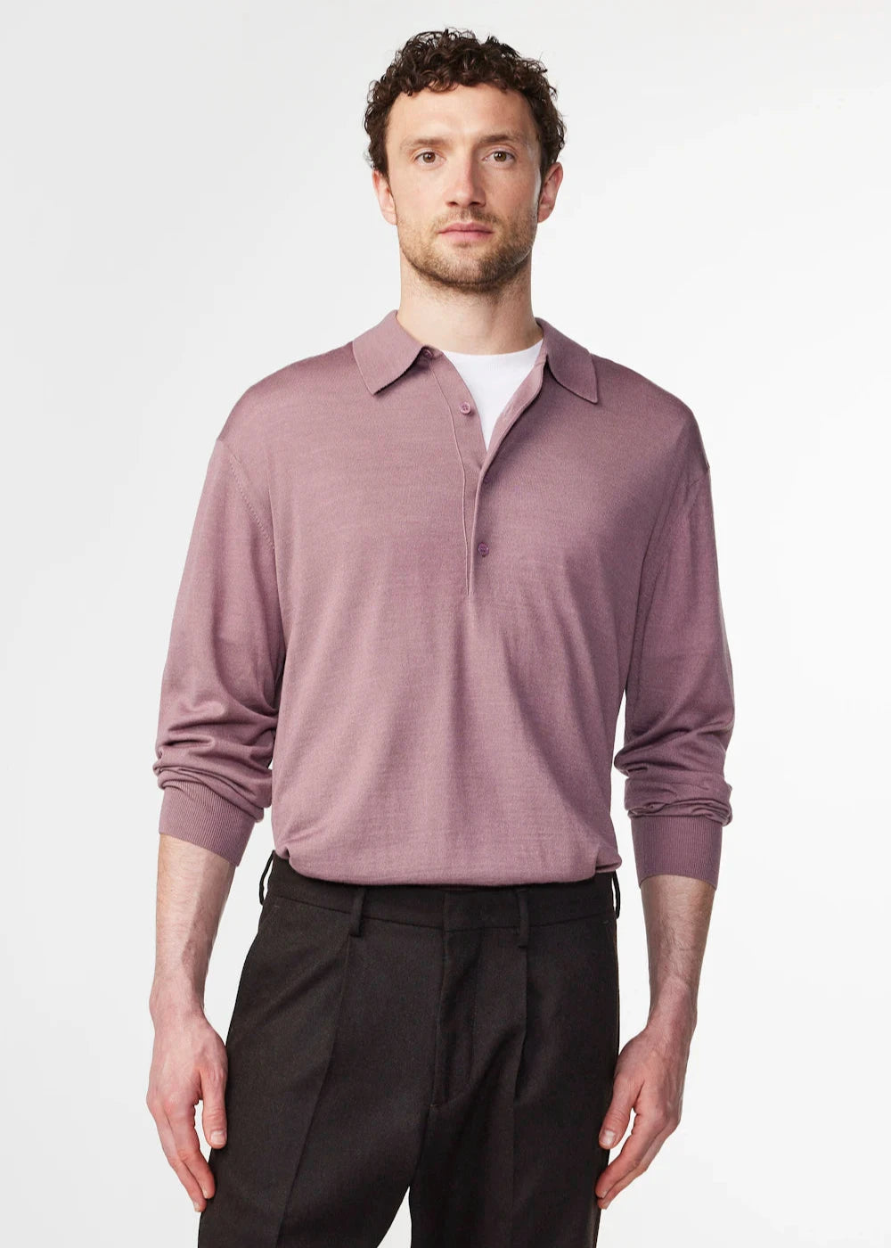 NN07 RAYMOND LIGHTWEIGHT POLO - GRAPE SHAKE