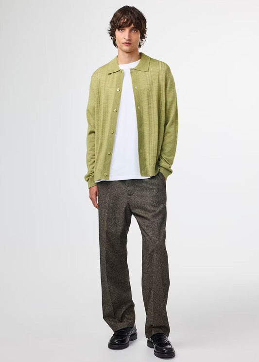 NN07 THOR CARDIGAN POLO - EVERGREEN