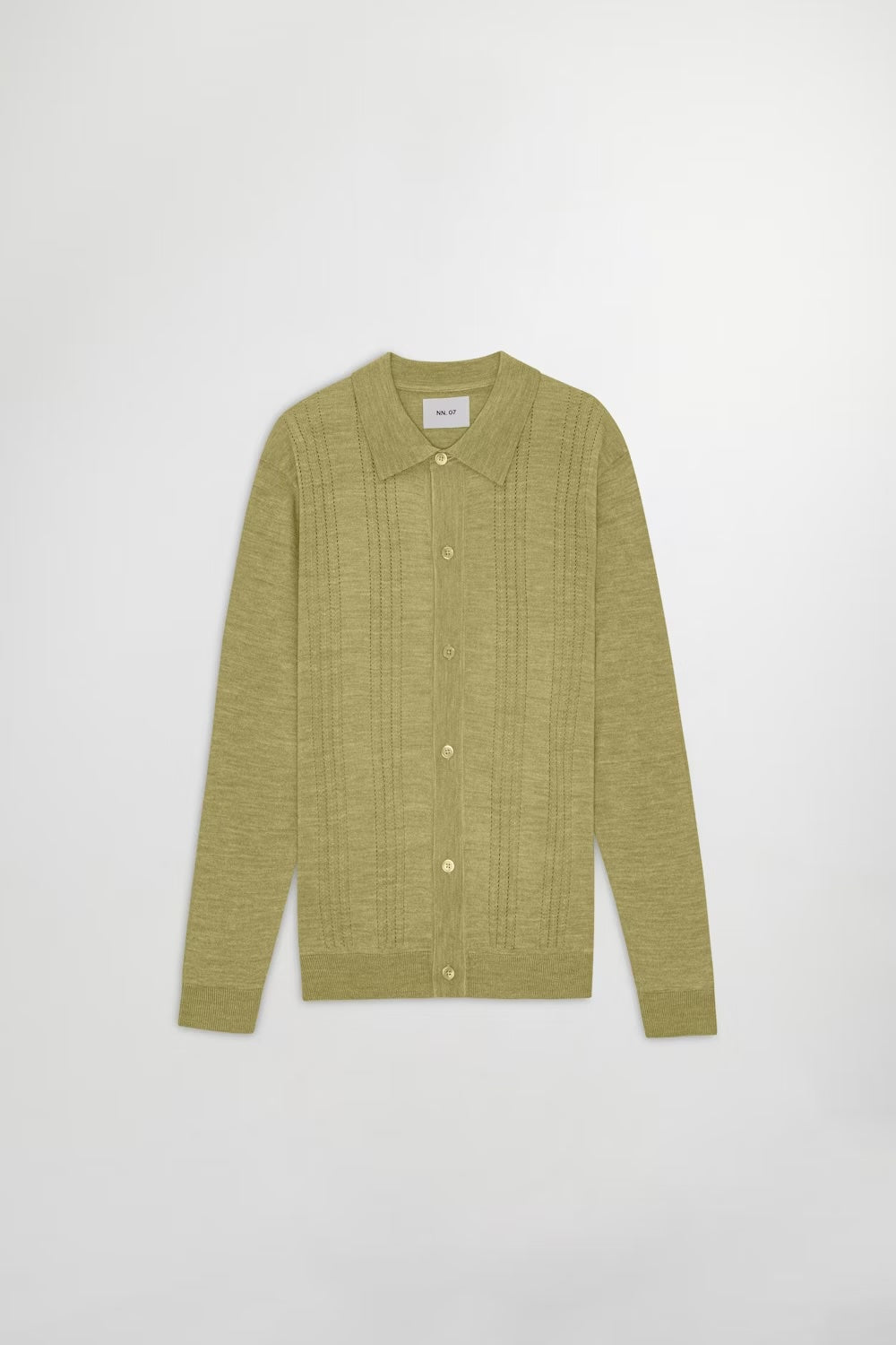 NN07 THOR CARDIGAN POLO - EVERGREEN