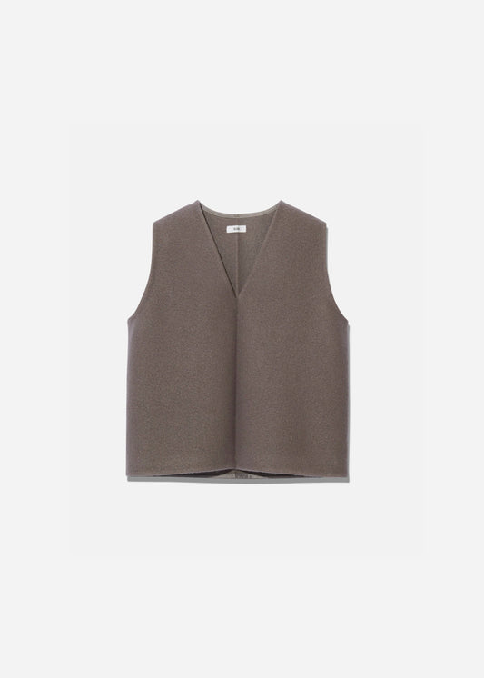 RIER WALKER TOP - ARGILE FELTED