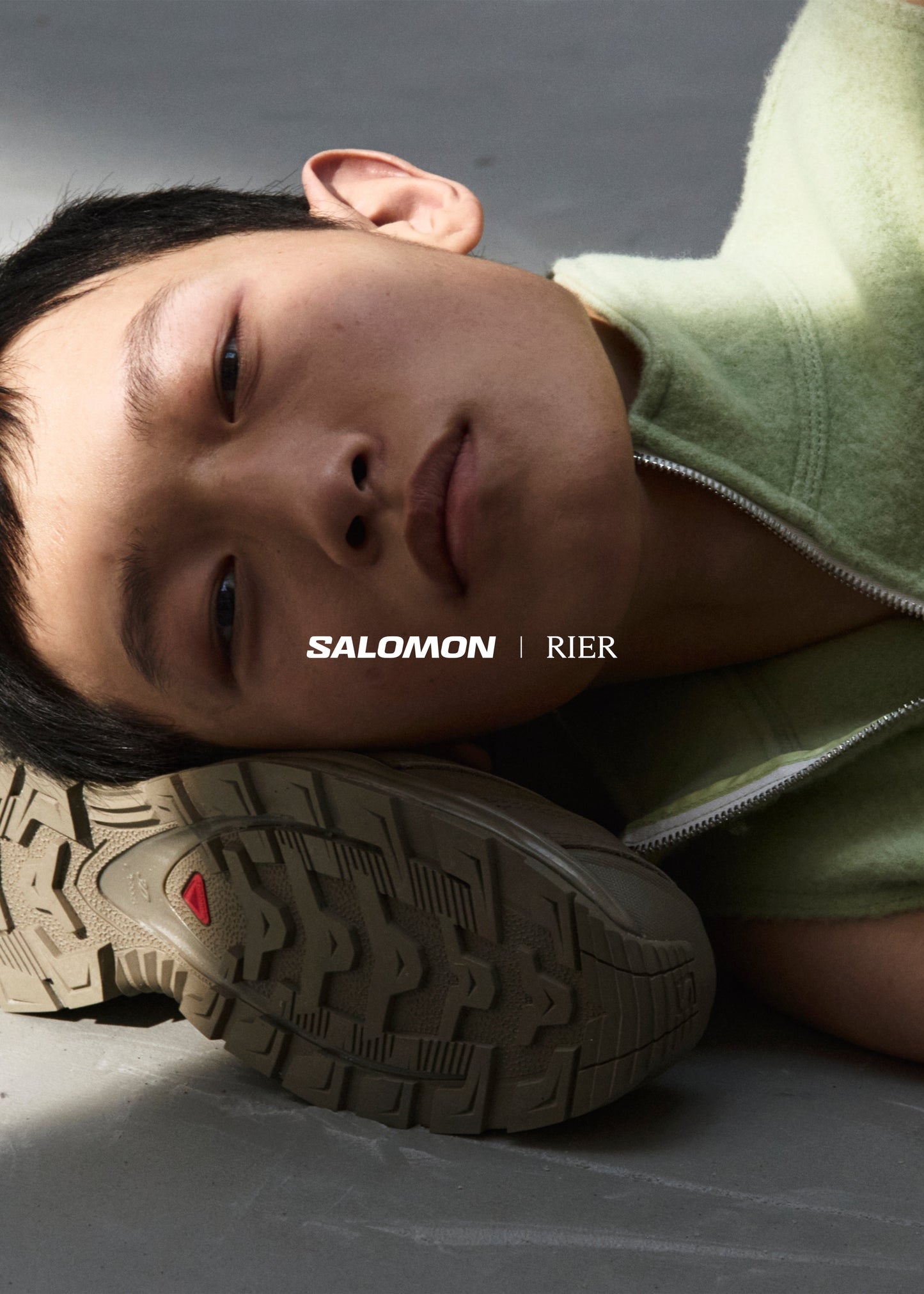 RIER X SALOMON TREKKING BOOTS - ARGILE