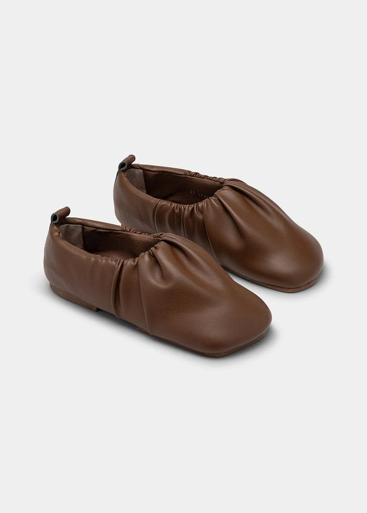 YUME YUME WRINKLE FLATS - MARRON