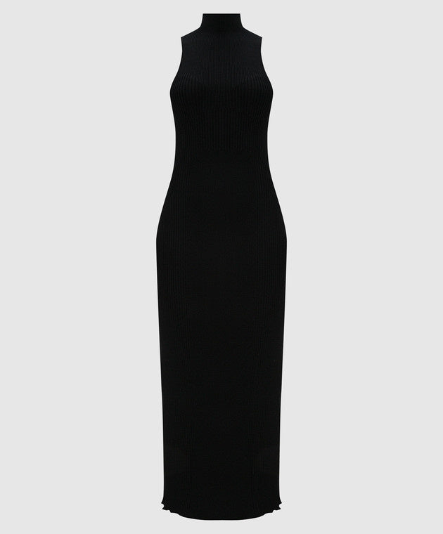 AERON ZERO404 LONG DRESS - BLACK