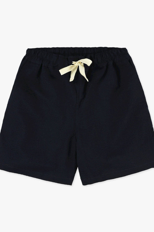 HOWLIN' LOST MY SHORTS - NAVY JAPANESE SEERSUCKER