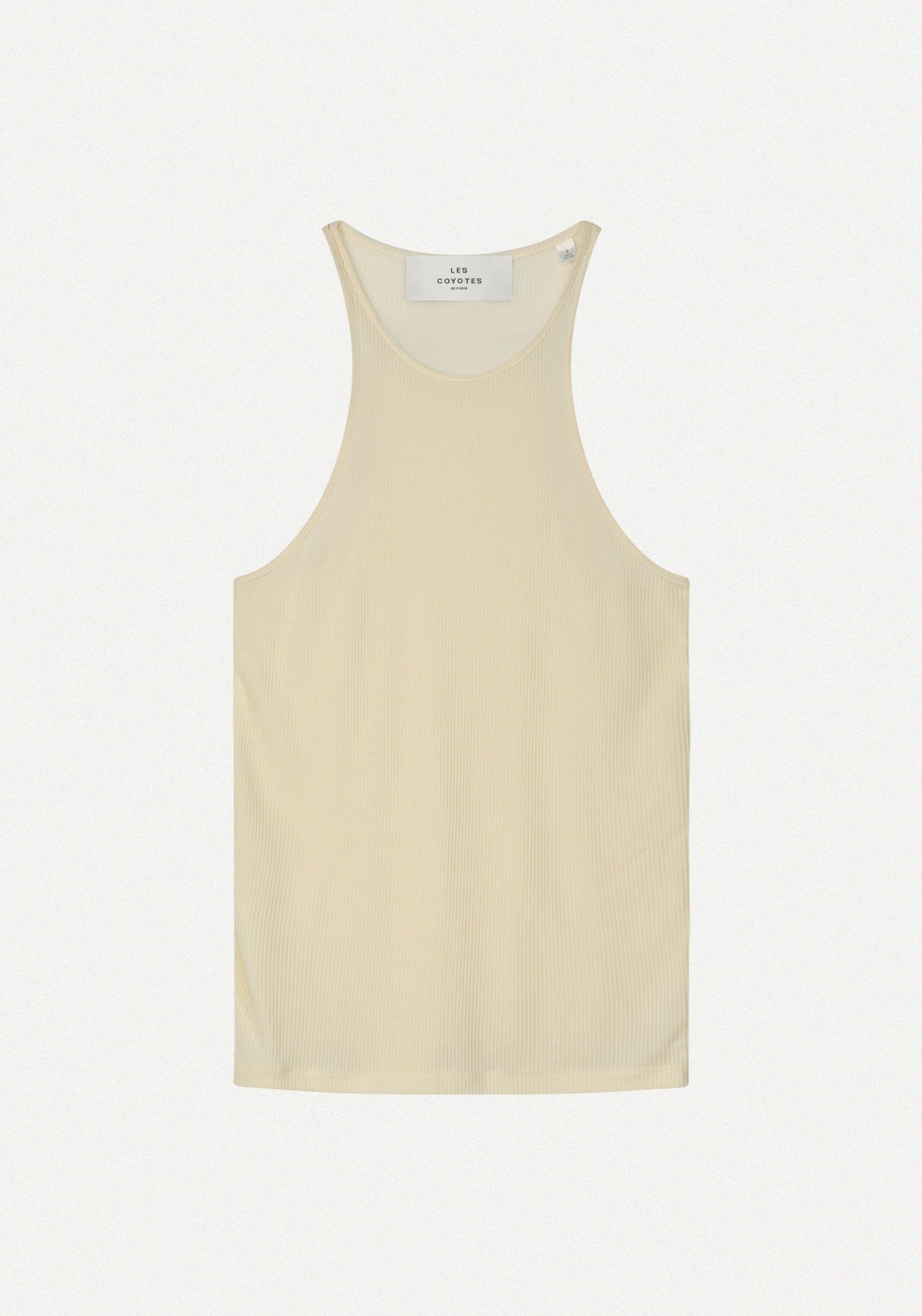 LES COYOTES DE PARIS RIB TANK - CREAM