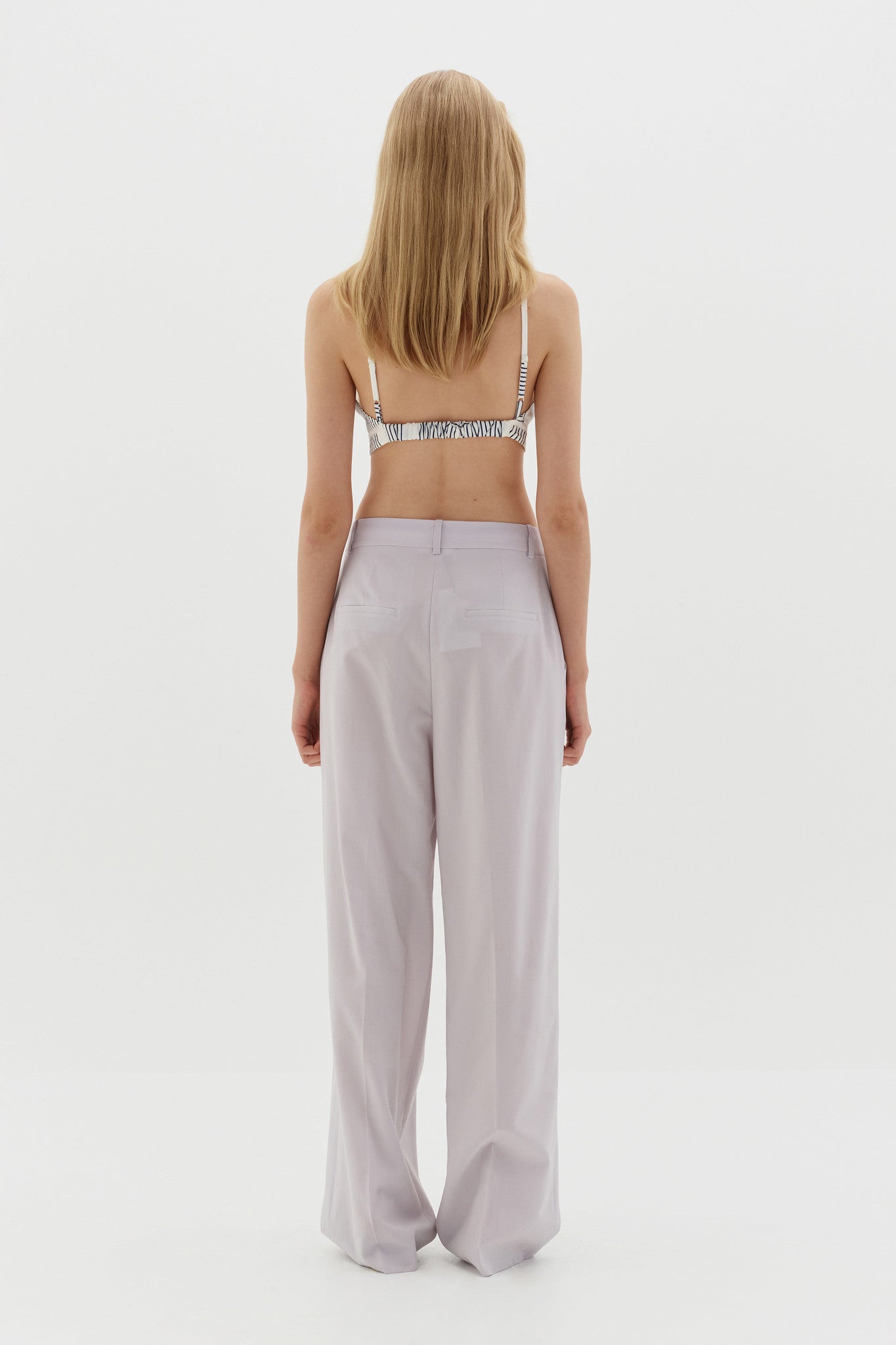 LOW CLASSIC DEEP TUCK TROUSER - LAVENDER