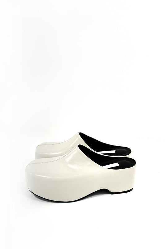 LOW CLASSIC PLATFORM MULE - WHITE