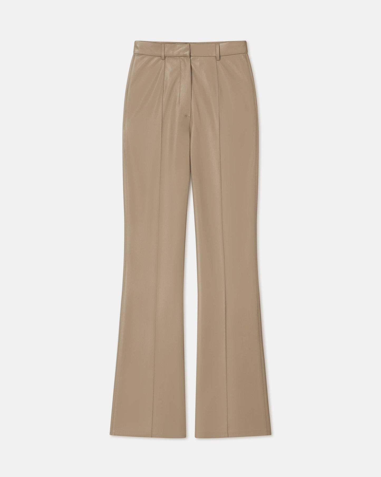 NANUSHKA LEENA OKOBOR HIGH WAIST SLIM PANTS - ASHY TAUPE