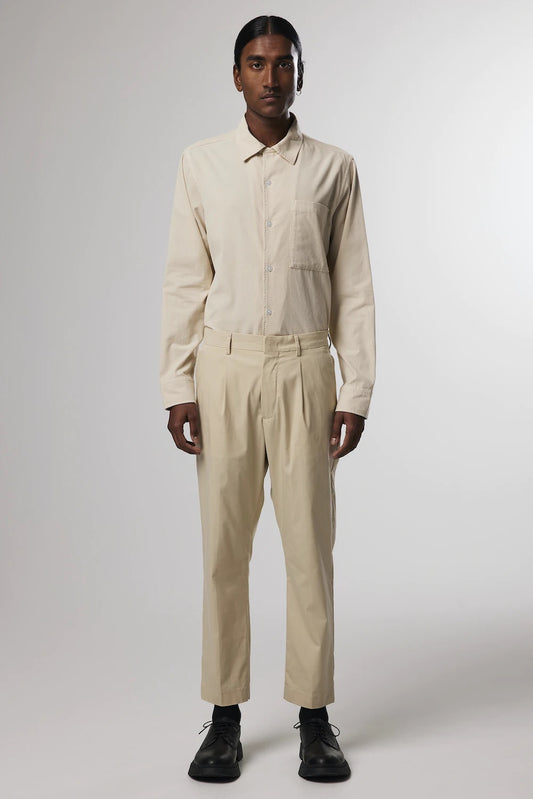 NN07 BILL RELAXED COTTON TROUSER - ECRU