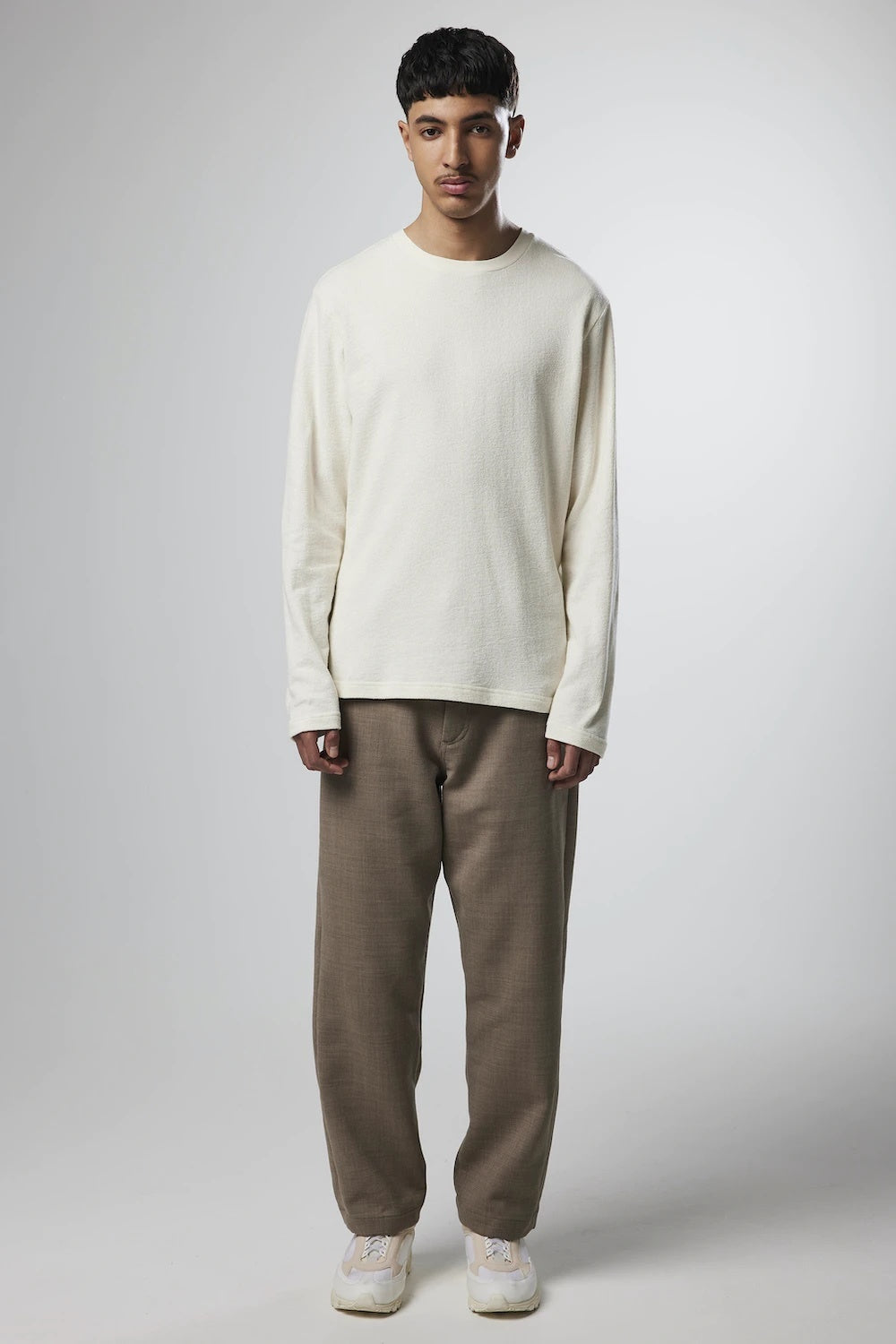 NN07 ETIENNE LONGSLEEVE TEE - OFF WHITE