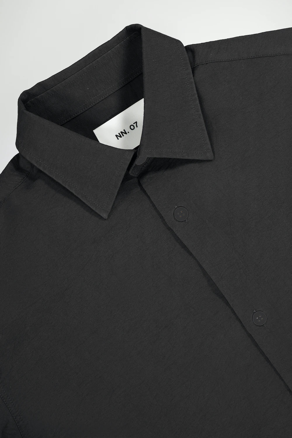 NN07 FREDDY LIGHTWEIGHT SHIRT - BLACK