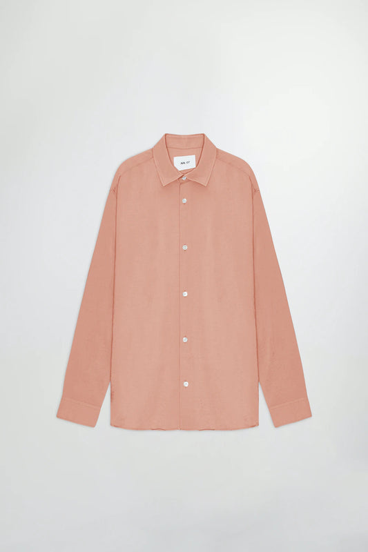 NN07 FREDDY LIGHTWEIGHT SHIRT - CORAL PINK