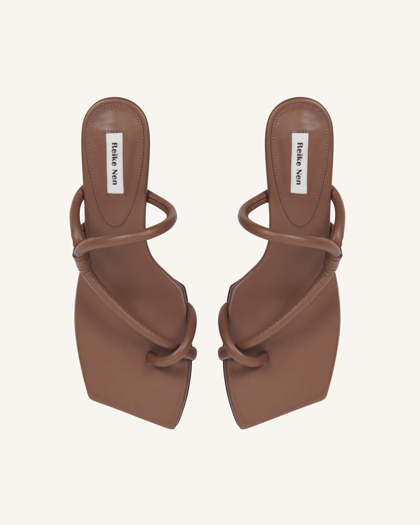 REIKE NEN NOODLE HIGH SANDALS - BROWN