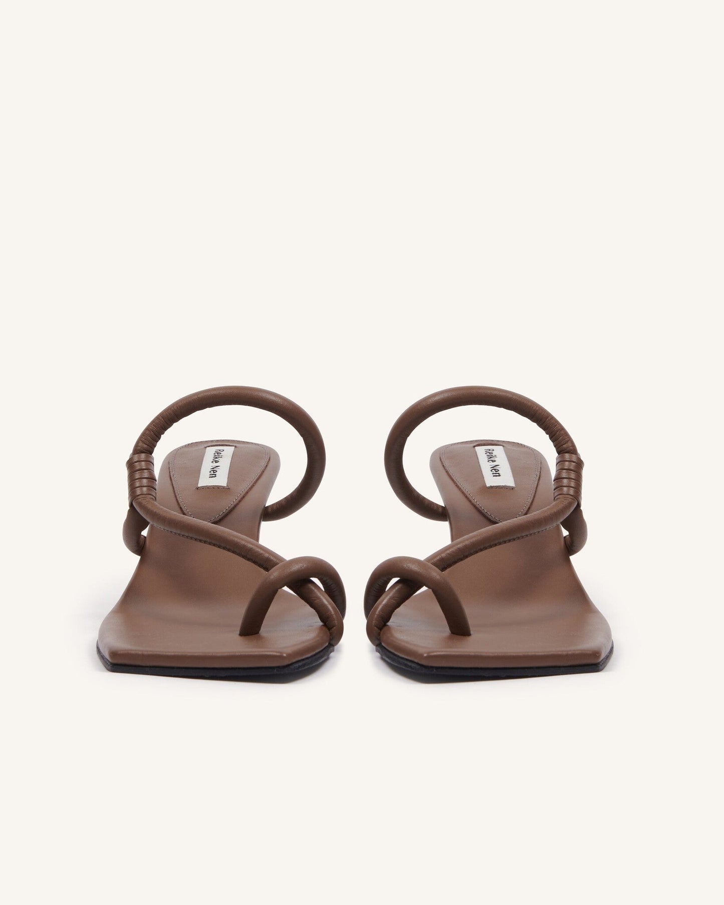 REIKE NEN NOODLE HIGH SANDALS - BROWN