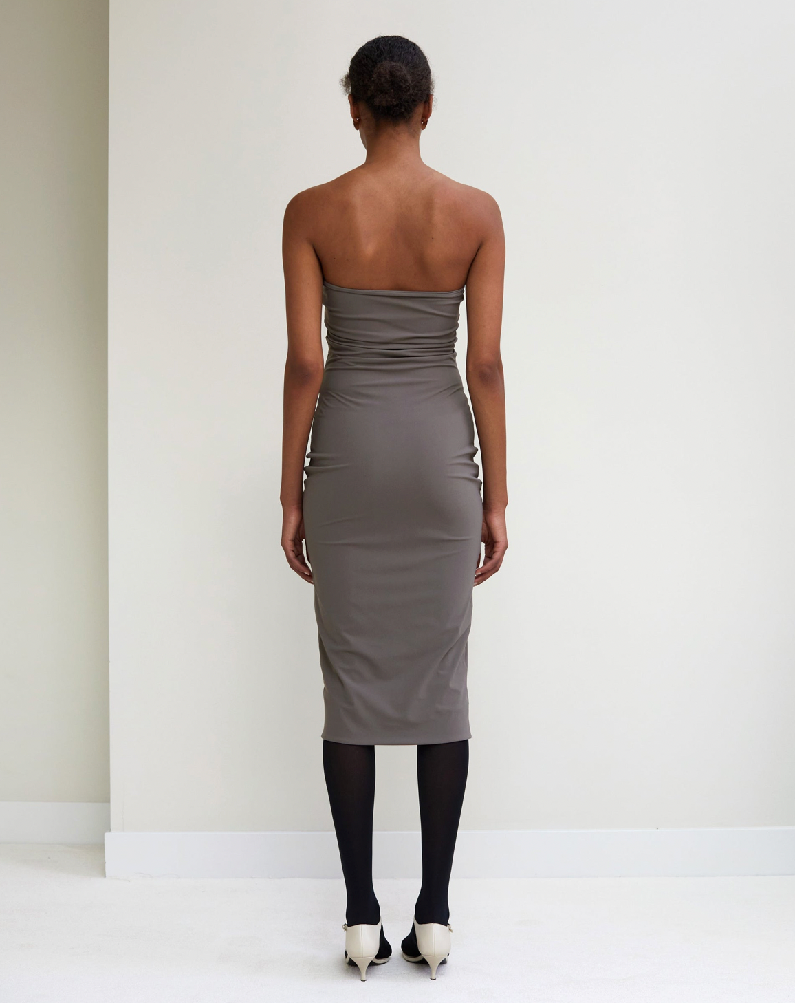 REYÈM TYME DRESS - TAUPE