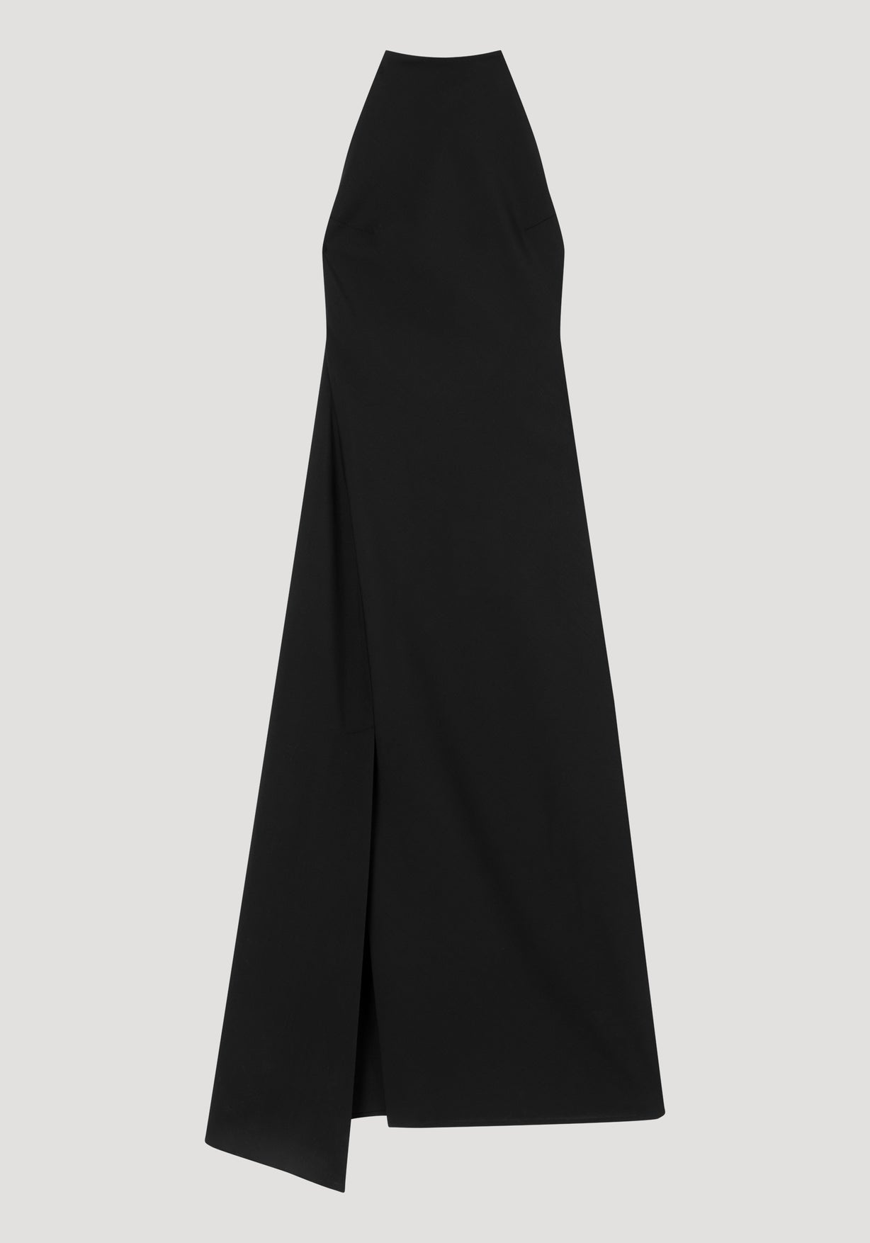 RÓHE HALTER DRESS WITH OPEN BACK - NOIR