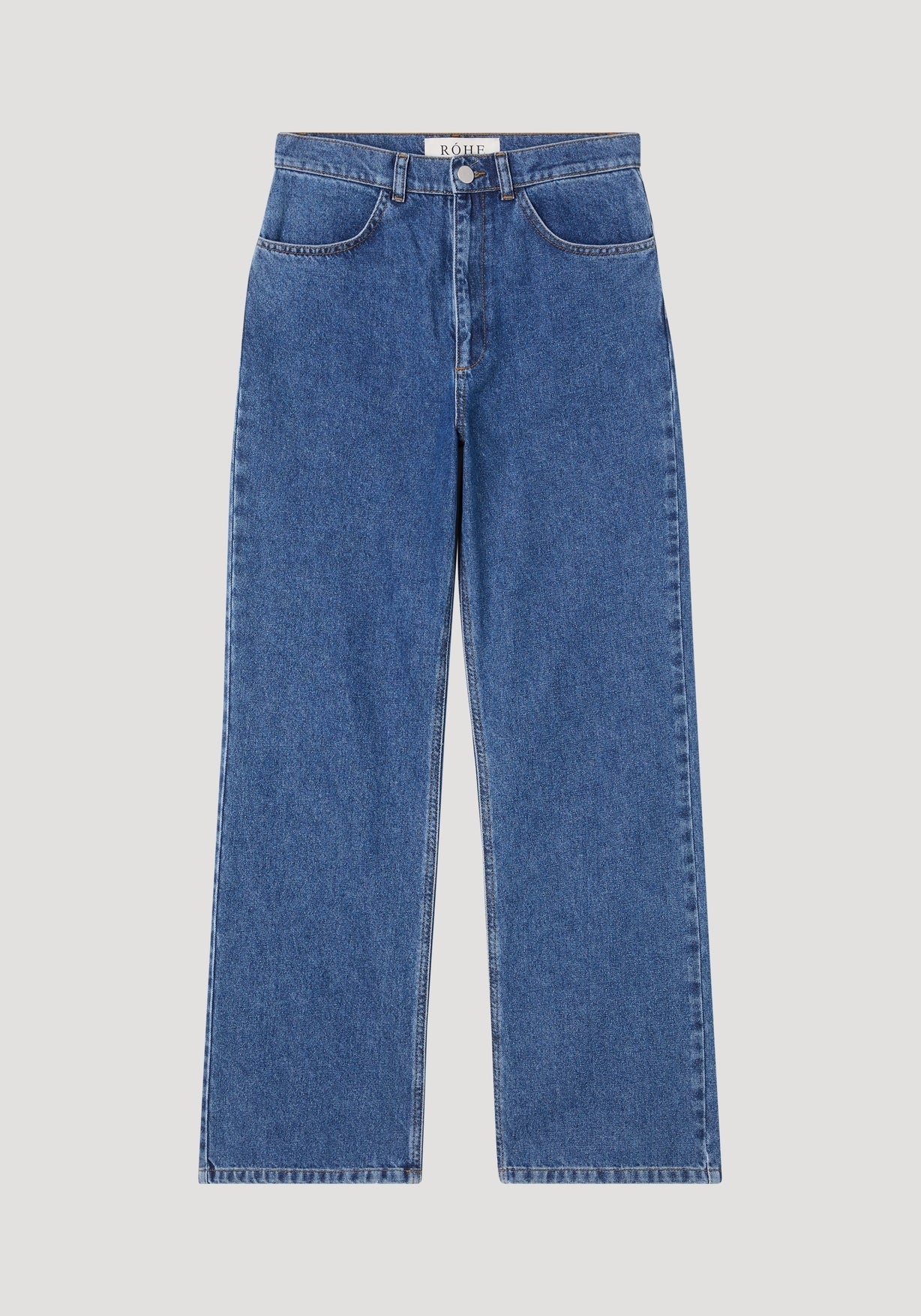 RÓHE HIGH WAISTED STRAIGHT LEG DENIM - INDIGO