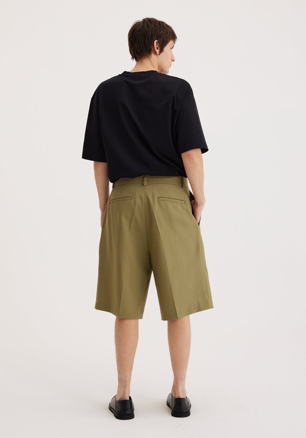 RÓHE MEN BERMUDA SHORTS - SAGE