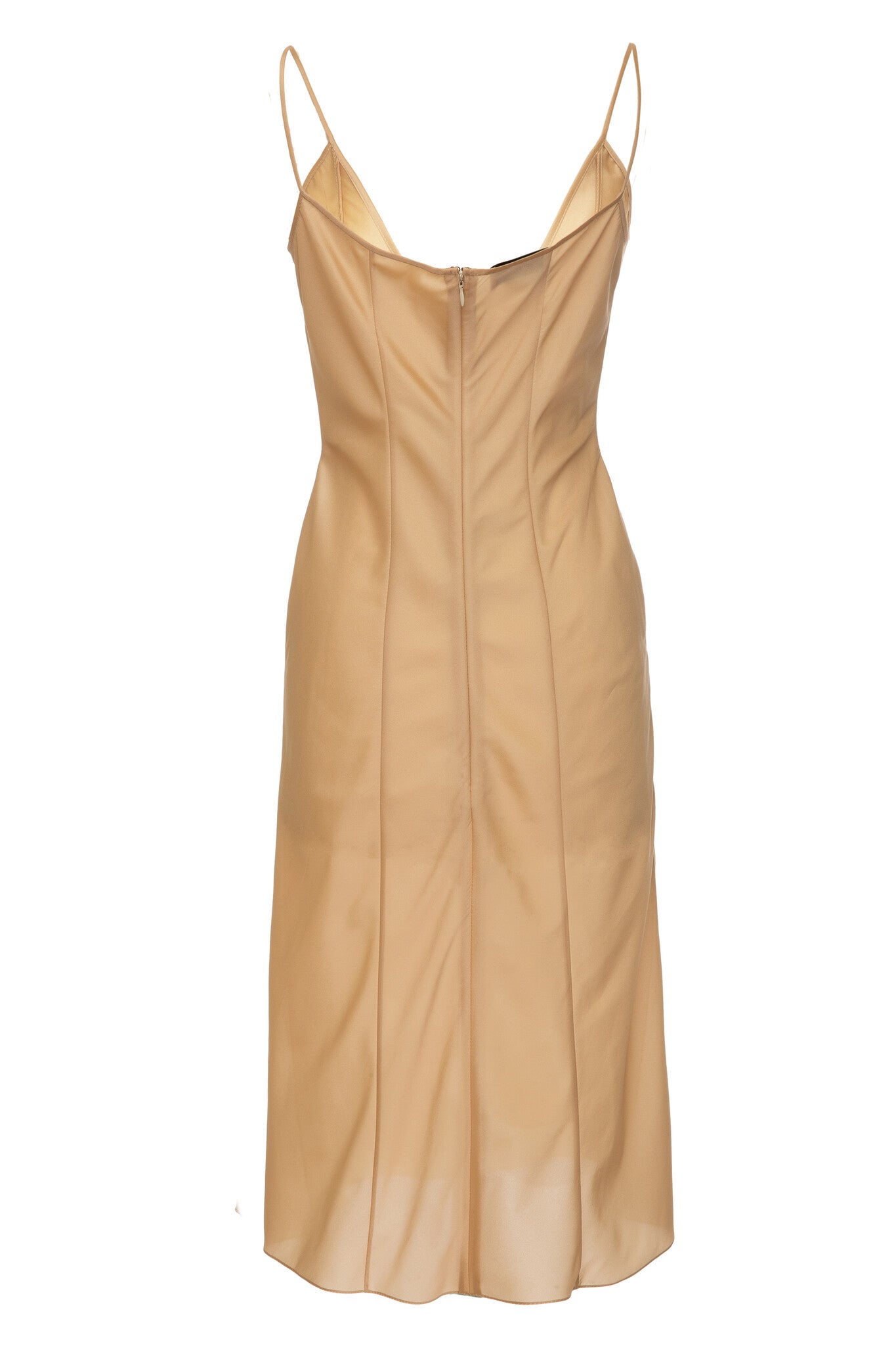 SITUATIONIST STRAPPY DRESS - BEIGE