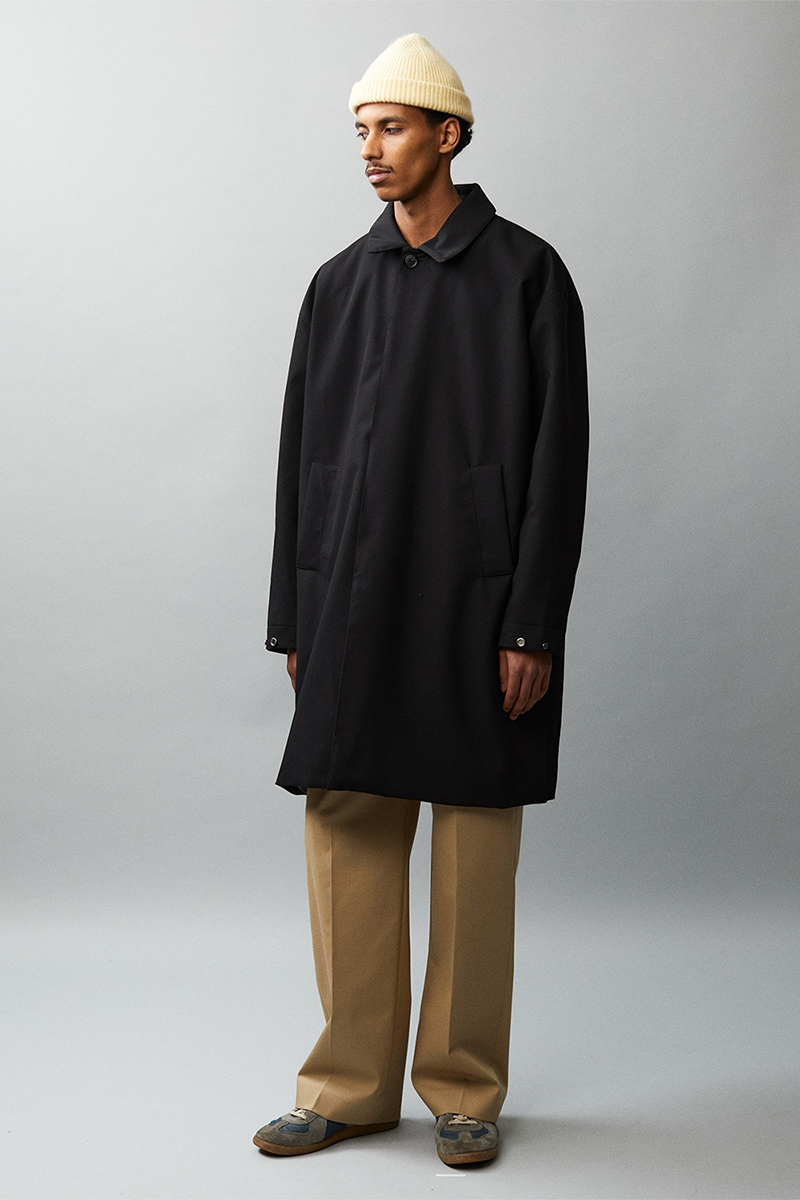 WELTER SHELTER JOBA CARCOAT NIN SPIN - BLACK